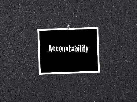Accountability Sign