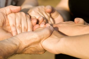 family holding hands - detachment from addiction